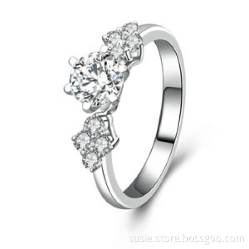 Hot Sale Wax Setting Jewelry in 925 Sterling Silver with Gold Plated